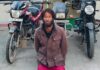 चोरी की तीन बाइक सहित वाहन चोर नदीम उर्फ हकला गिरफ्तार Vehicle thief Nadeem alias Hakla arrested with three stolen bikes.
