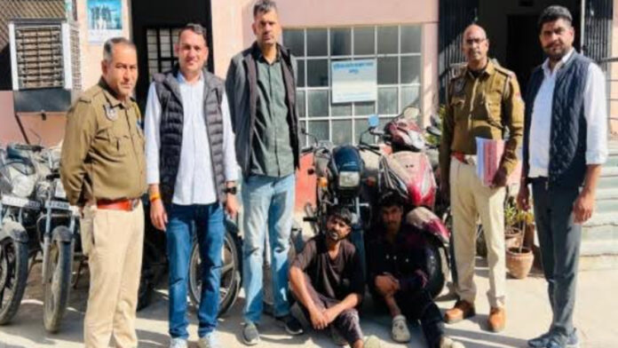 A notorious vehicle thief who stole two-wheeler vehicles has been arrested.