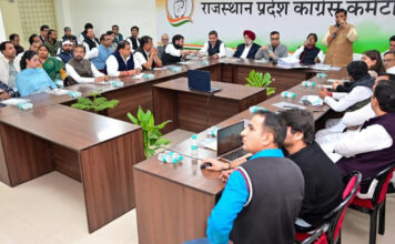 वोट चोर–गद्दी छोड़ महारैली: राजस्थान से पचास हजार कार्यकर्ता दिल्ली रवाना होंगे