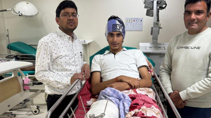 At Manipal Hospital Jaipur, timely surgery saved the patient's leg from being amputated.