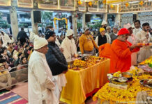 श्री अमरापुर स्थान में भक्तिभाव से मनाया गया बसंतोत्सव