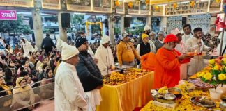 श्री अमरापुर स्थान में भक्तिभाव से मनाया गया बसंतोत्सव