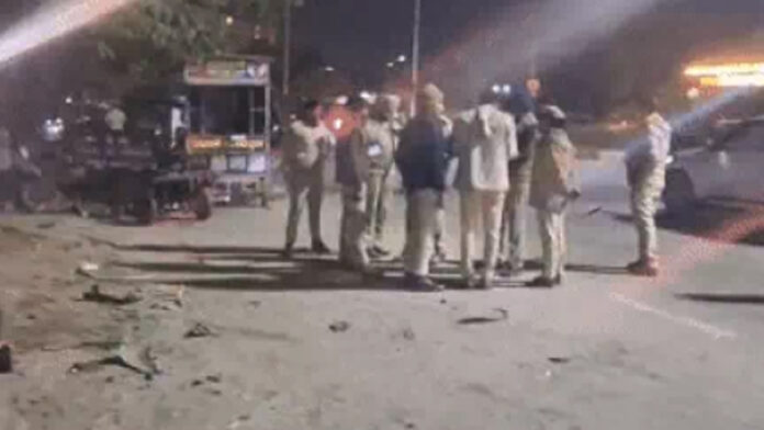 A speeding Audi car ran over sixteen people in Jaipur.