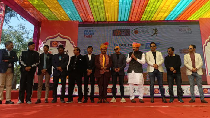 'Festival of Running Feet' AU Jaipur Marathon 'Festival of Running Feet' AU Jaipur Marathon