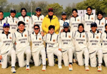 राजस्थान विश्वविद्यालय महिला क्रिकेट टीम प्री-क्वार्टरफाइनल में Rajasthan University women's cricket team reaches the pre-quarterfinals.