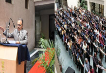 डीजीपी राजीव शर्मा ने पुलिस मुख्यालय में दिलाई निर्भीक मतदान की शपथ DGP Rajiv Sharma administered the oath for fearless voting at the police headquarters.