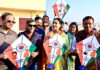 किशनपोल में पतंग उत्सव में शामिल हुईं उपमुख्यमंत्री दीया कुमारी Deputy Chief Minister Diya Kumari participated in the kite festival in Kishanpol.