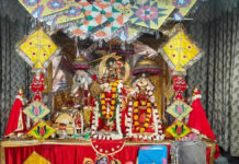 आराध्य देव गोविंद देवजी मंदिर में सजी पांच सौ पतंगों की झांकी