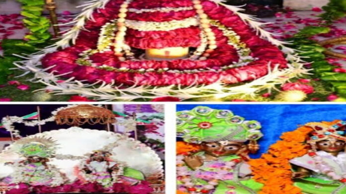 A Poshbada prasad distribution event was organized at Shri Gopal Maharaj Temple.