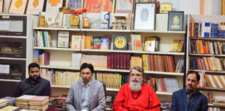 ज्ञान भारतम् मिशन निदेशक ने किया विश्वगुरुदीप आश्रम शोध संस्थान का निरीक्षण