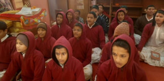 खोले के हनुमान मंदिर में बसंत पंचमी पर्व मनाया