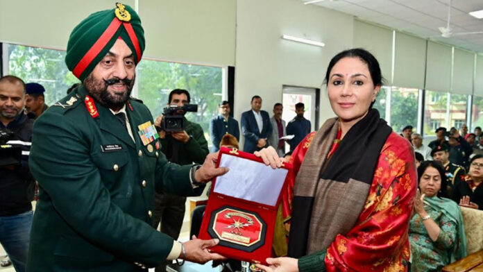 Deputy Chief Minister Diya Kumari inaugurated a large medical camp at the Army Hospital.