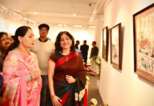 उपमुख्यमंत्री दीया कुमारी ने मेलोडी ऑफ कलर्स प्रदर्शनी का किया उद्घाटन Deputy Chief Minister Diya Kumari inaugurated the Melody of Colors exhibition.