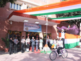 राष्ट्रीय आयुर्वेद संस्थान में देशभक्ति के रंग में रंगा गणतंत्र दिवस समारोह