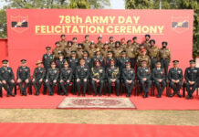 सेना दिवस परेड–2026 के सफल आयोजन में योगदान देने वाले सम्मानित