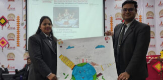 श्रद्धा एवं उल्लास के साथ की मां शारदे की पूजा