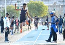 एथलीट्स एवं पैरा एथलीट्स ने स्किल टेस्ट में दिखाया दमखम Athletes and para-athletes showcased their skills in the skill test.