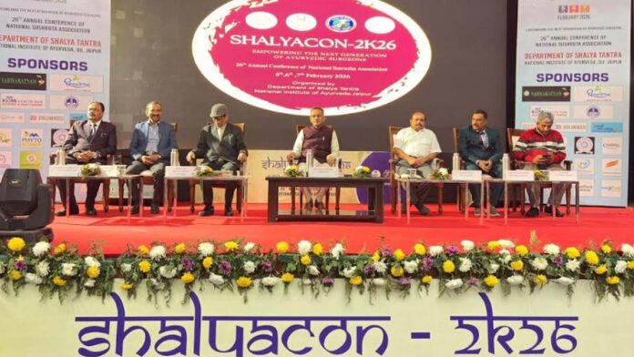 The Shalyakon conference was launched at the Golden Jubilee celebrations of the National Institute of Ayurveda.