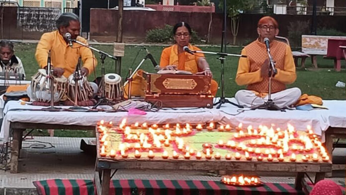 Offerings made with Akshat in Deepayagya Offerings made with Akshat in Deepayagya
