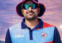 बल्ले और गेंद से चमके जयपुर के दीपक चौधरी Deepak Chaudhary of Jaipur shone with both bat and ball.