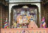 गोविंद देवजी मंदिर में सजी रचना झांकी Creation tableau decorated in Govind Devji temple