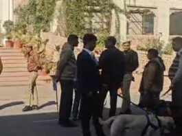 दहशत का मेल:राजस्थान हाईकोर्ट में फिर बम की सूचना से मचा हड़कंप Combination of terror: Bomb alert creates panic in Rajasthan High Court again