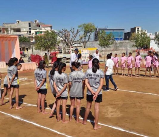 जयपुर जिले के हर गांव और कस्बे में गूंज रही कबड्डी…कबड्डी…कबड्डी Kabaddi is resonating in every village and town of Jaipur district.