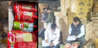 खाद्य सुरक्षा विभाग की टीम ने किया अमूल कंपनी का तीस हजार किलो एक्सपायरी माल जब्त The Food Safety Department team seized 30,000 kg of expired goods of Amul company.