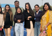 पांचवीं सॉफ्ट हॉकी नेशनल चैंपियनशिप समारोह में मिस डेजर्ट राजस्थान की मॉडल्स ने बिखेरा राजस्थानी रंग