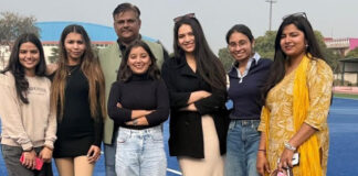 पांचवीं सॉफ्ट हॉकी नेशनल चैंपियनशिप समारोह में मिस डेजर्ट राजस्थान की मॉडल्स ने बिखेरा राजस्थानी रंग