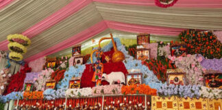 खाटू श्याम मंदिर में आठ दिवसीय लक्खी फाल्गुन मेले का शुभारंभ Eight-day Lakkhi Falgun fair begins at Khatu Shyam Temple