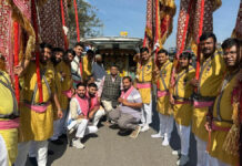 खाटूश्यामजी के लिए बैंड- बाजे के साथ रवाना हुई पदयात्रा