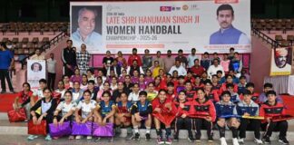 जयपुर सांसद मंजू शर्मा ने किया 58 अंतरराष्ट्रीय खिलाड़ियों का सम्मान Jaipur MP Manju Sharma honored 58 international players.