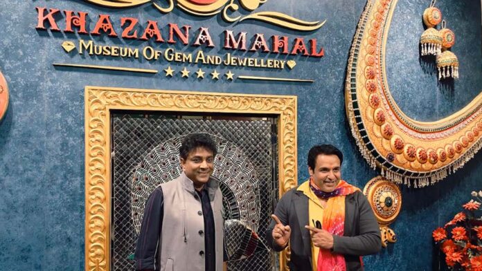 Actor Vinay Anand visited the Khazana Mahal Museum and became emotional upon seeing the floating stones of Ram Setu.