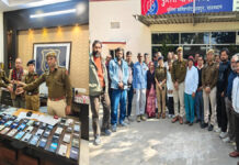 जवाहर नगर पुलिस दो माह में रिकवर किए पन्द्रह लाख के 83 मोबाइल Jawahar Nagar police recovered 83 mobile phones worth fifteen lakh rupees in two months.