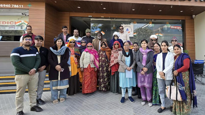 23 people underwent free cataract surgery.