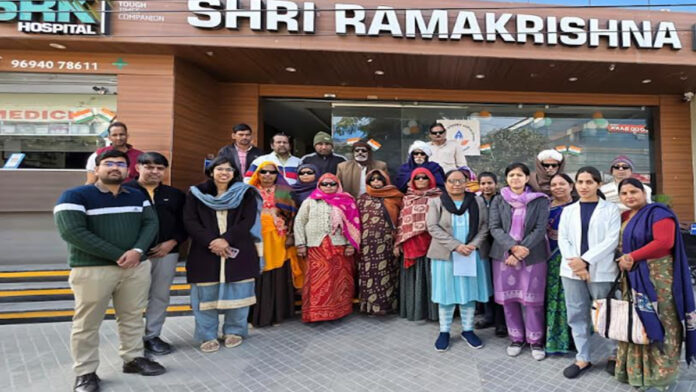 23 people received free cataract surgery.