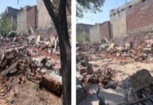 नशा तस्कर का दो मंजिला अवैध मकान ध्वस्त, 84 लाख से अधिक की संपत्ति की जांच