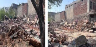 नशा तस्कर का दो मंजिला अवैध मकान ध्वस्त, 84 लाख से अधिक की संपत्ति की जांच