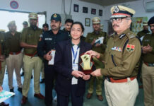 पुलिस महानिदेशक राजीव शर्मा ने भीलवाड़ा पुलिस लाइन का किया निरीक्षण