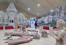 स्टोन मार्ट में सजी भारतीय शिल्पकला: लाइव शिल्पकारी बनी आकर्षण Indian craftsmanship on display at Stone Mart: Live demonstrations of craft-making become a major attraction.