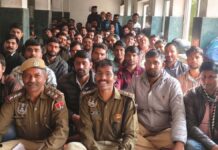 यातायात पुलिस में शामिल हुए 322 नये ट्रैफिक मार्शल 322 new traffic marshals have joined the traffic police.