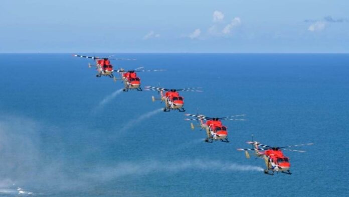 Sarang Helicopter Display Team will thrill the skies of Jaipur Sarang Helicopter Display Team will thrill the skies of Jaipur