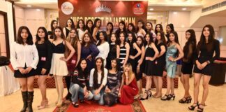 मिस डेजर्ट राजस्थान जयपुर ऑडिशन में मॉडल्स ने बिखेरे जलवे Models dazzled at the Miss Desert Rajasthan Jaipur auditions.