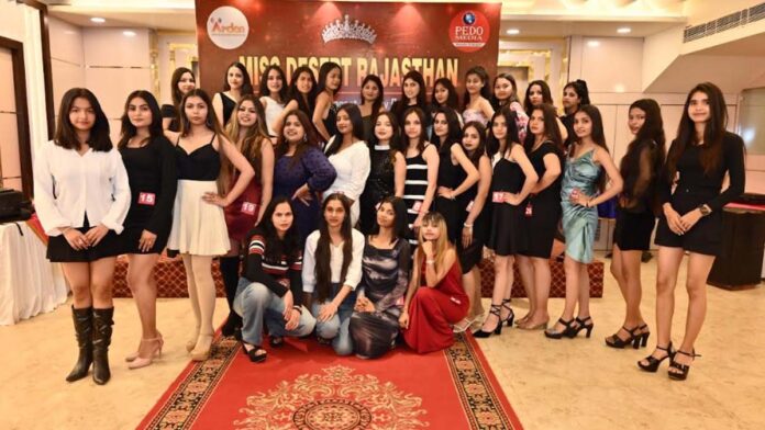 Models dazzled at the Miss Desert Rajasthan Jaipur auditions.