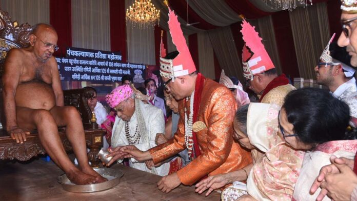 Tapa Kalyanak completed in Padampura Atishay area Tapa Kalyanak completed in Padampura Atishay area