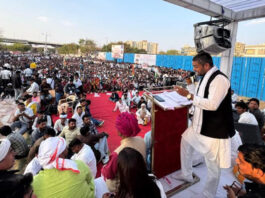 हजारों की तादाद में माली समाज के लोगों ने किया विधानसभा घेराव Thousands of Mali community members surrounded the assembly.