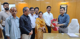 राजस्थान आवासन बोर्ड कर्मचारी संघ ने किया मण्डल अध्यक्ष का स्वागत