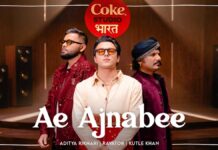 आदित्य रिखारी, कुतले खान और रैवाटॉर ने ‘ऐ अजनबी’ के साथ कोक स्टूडियो भारत सीजन 4 का समां बांधा Aditya Rikhari, Kutle Khan, and Rawal set the mood for Coke Studio Bharat Season 4 with ‘Ae Ajnabi’.