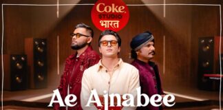 आदित्य रिखारी, कुतले खान और रैवाटॉर ने ‘ऐ अजनबी’ के साथ कोक स्टूडियो भारत सीजन 4 का समां बांधा Aditya Rikhari, Kutle Khan, and Rawal set the mood for Coke Studio Bharat Season 4 with ‘Ae Ajnabi’.